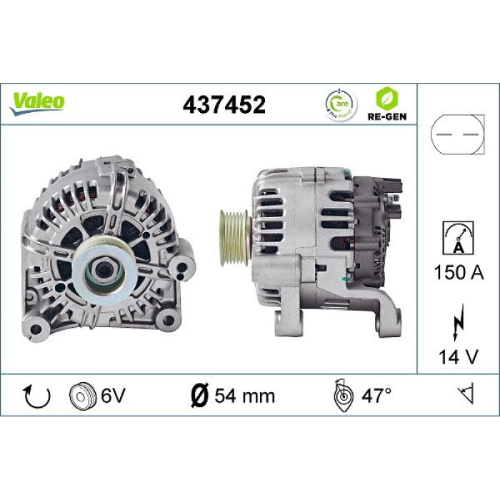 Valeo Lichtmaschine 437452 Valeo Lichtmaschine 437452
