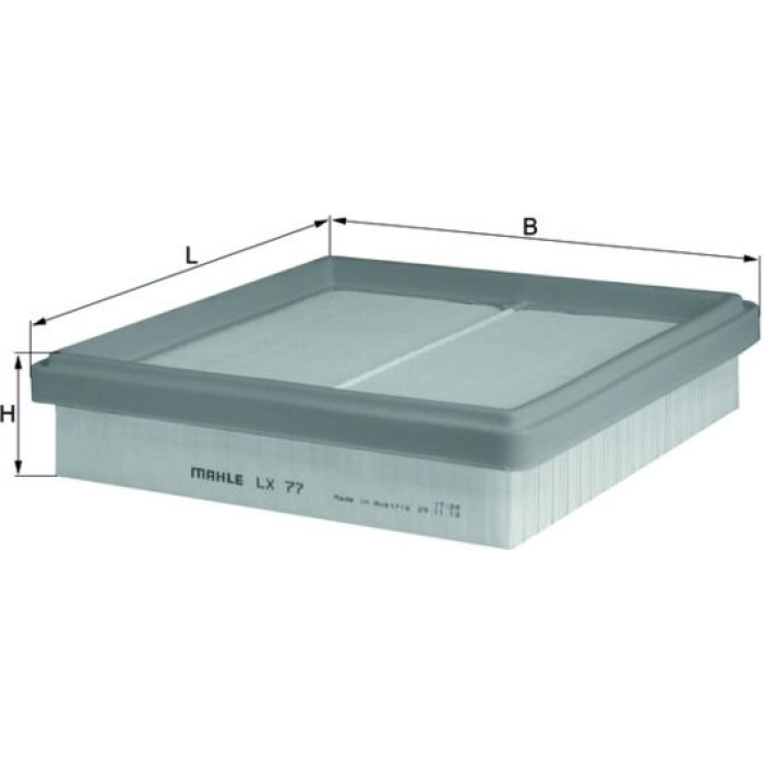 MAHLE Luftfilter LX 77 MAHLE Luftfilter LX 77
