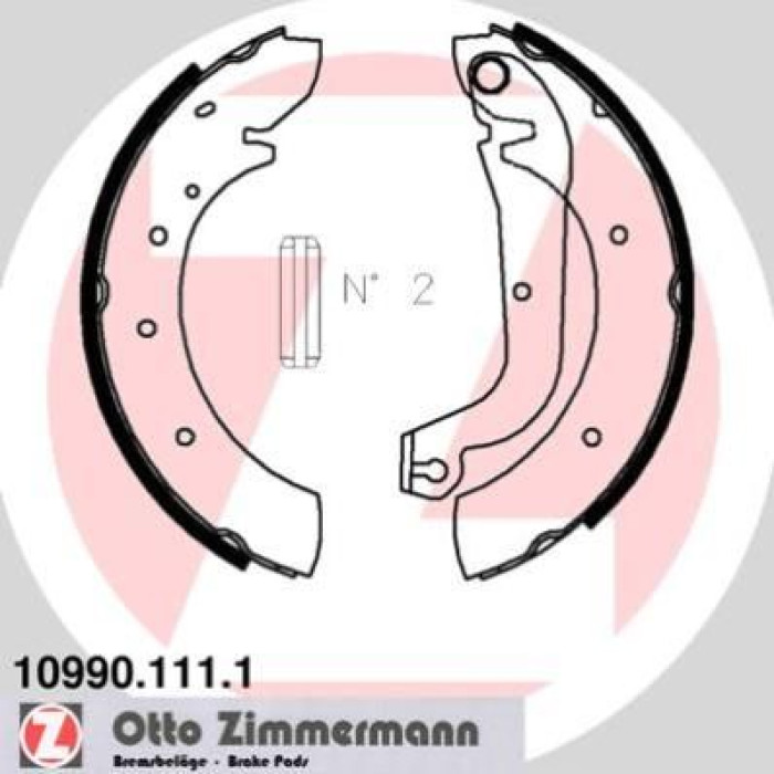 ZIMMERMANN Bremsbacken 10990.111.1 ZIMMERMANN Bremsbacken 10990.111.1