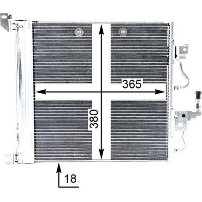 MAHLE Kondensator, Klimaanlage AC 376 000P MAHLE Kondensator, Klimaanlage AC 376 000P