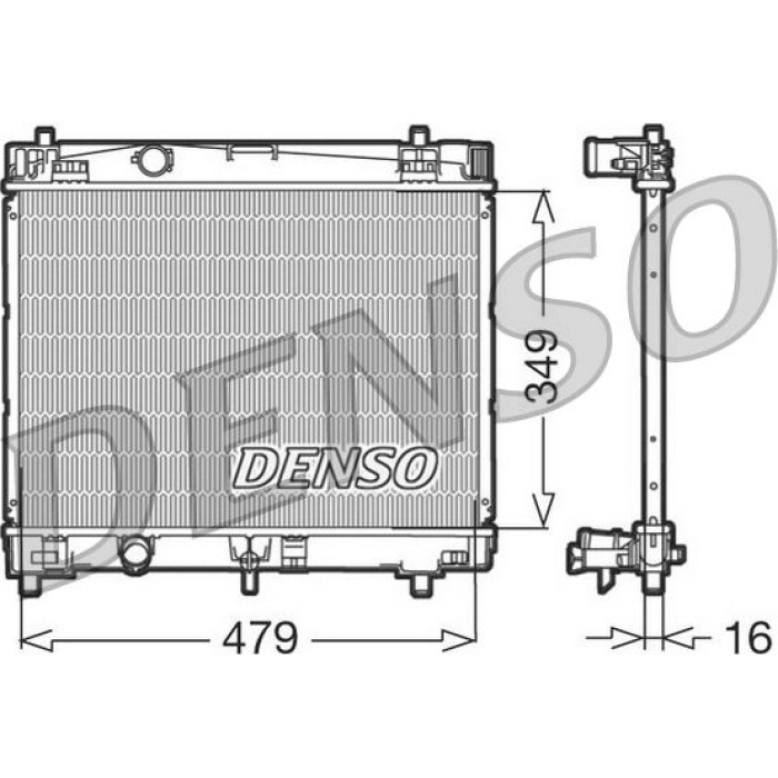 Denso Motorkühler DRM50003 Denso Motorkühler DRM50003