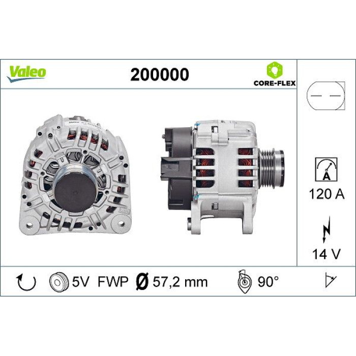 Valeo Lichtmaschine 200000 Valeo Lichtmaschine 200000