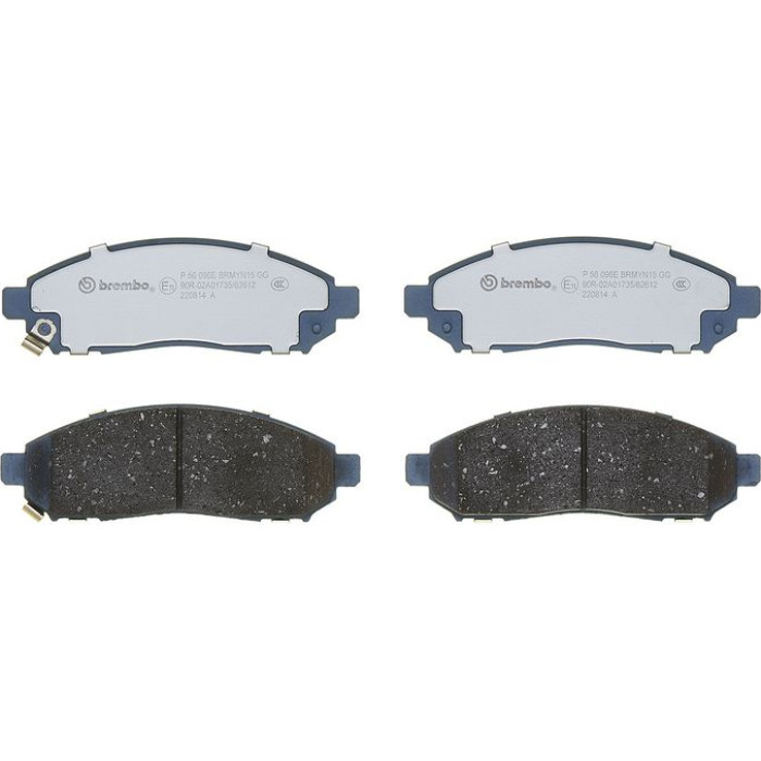 BREMBO Bremsbelagsatz, Scheibenbremse P 56 096E BREMBO Bremsbelagsatz, Scheibenbremse P 56 096E