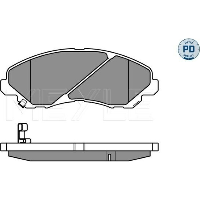 MEYLE Bremsbelagsatz Mitsubishi Galant 96-04/Lancer 03-/Space Runner/Wagon 98 025 235 8416/PD MEYLE Bremsbelagsatz Mitsubishi Galant 96-04/Lancer 03-/Space Runner/Wagon 98 025 235 8416/PD