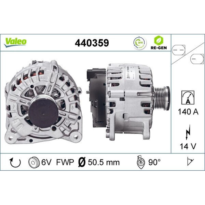 Valeo Lichtmaschine 440359 Valeo Lichtmaschine 440359