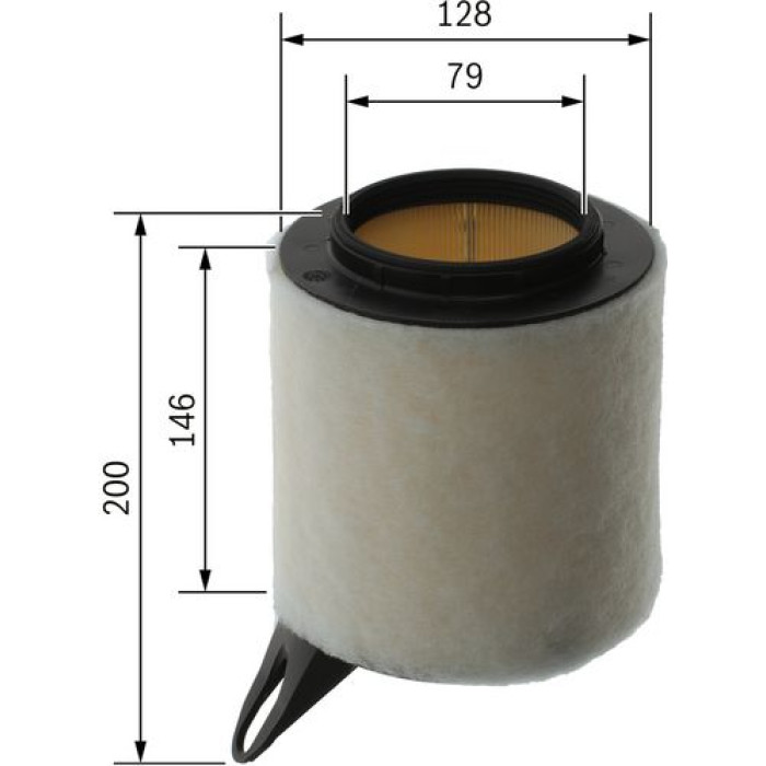 Bosch Luftfilter F 026 400 018 Bosch Luftfilter F 026 400 018