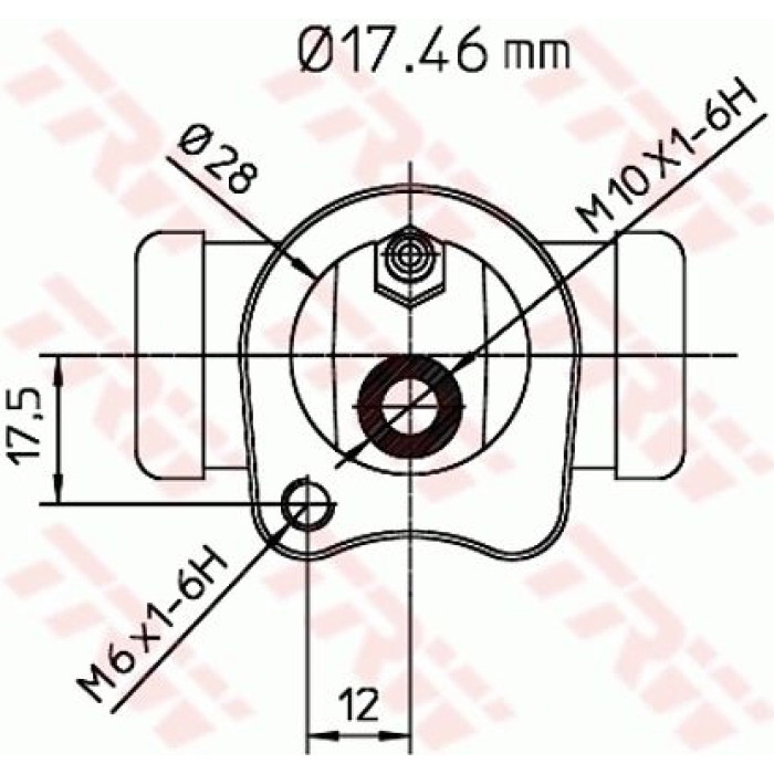 TRW Radbremszylinder BWA137 TRW Radbremszylinder BWA137