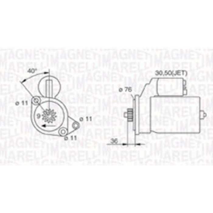 Magneti Marelli Anlasser 063720618010