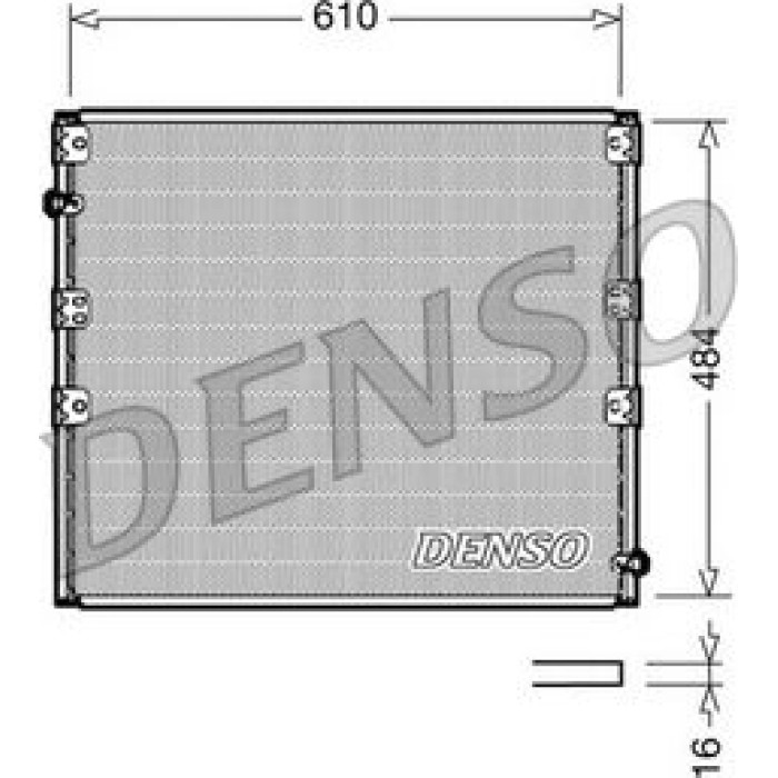 Denso Klimakondensator DCN50020 Denso Klimakondensator DCN50020