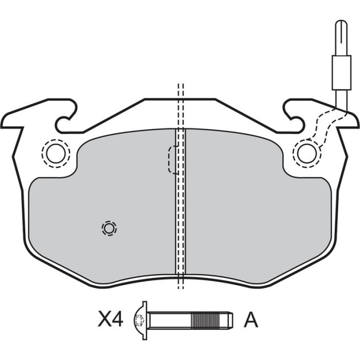 Valeo Bremsbelagsatz 598158