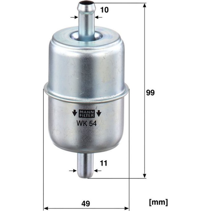WK 54 MANN-FILTER Industriefilter WK 54