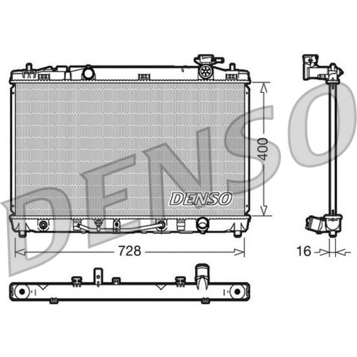 Denso Motorkühler DRM50041 Denso Motorkühler DRM50041