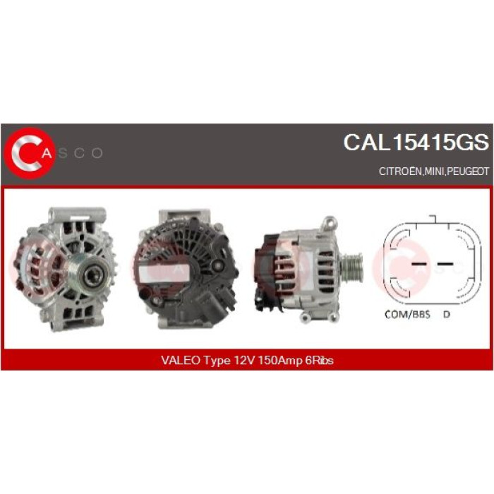 CASCO Generator CAL15415GS CASCO Generator CAL15415GS