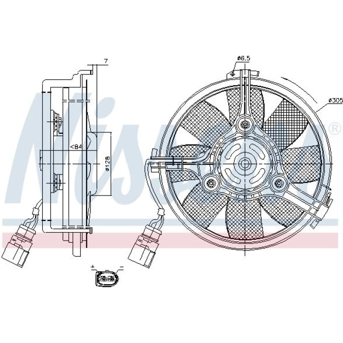 Nissens Kühlerlüfter PKW 85742 Nissens Kühlerlüfter PKW 85742