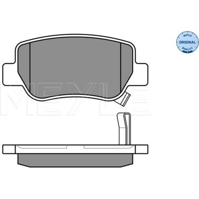 MEYLE Bremsbelagsatz Toyota Avensis 09- Mit Sensor 025 248 8516/W MEYLE Bremsbelagsatz Toyota Avensis 09- Mit Sensor 025 248 8516/W