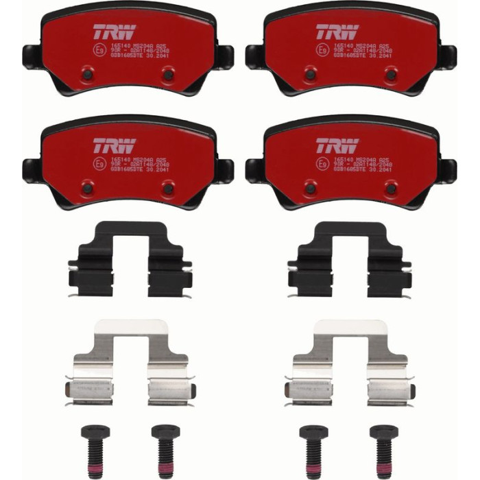 TRW Bremsbeläge Hinterachse DTEC GDB1685DTE TRW Bremsbeläge Hinterachse DTEC GDB1685DTE