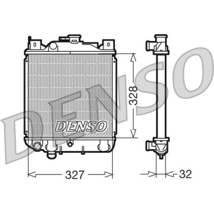 Denso Motorkühler DRM47006 Denso Motorkühler DRM47006