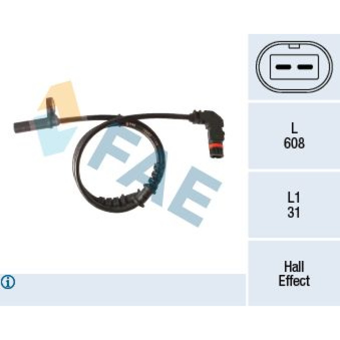 78283 FAE Sensor, Raddrehzahl 78283