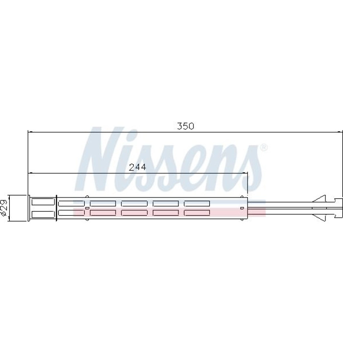 Nissens Klimaanlagentrockner PKW 95502 Nissens Klimaanlagentrockner PKW 95502
