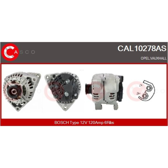 CASCO Generator CAL10278AS CASCO Generator CAL10278AS