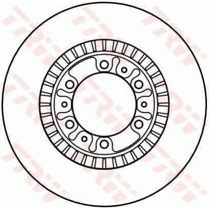 TRW Bremsscheibe DF4077 TRW Bremsscheibe DF4077