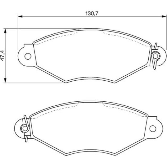 0 986 424 453 Bosch Bremsbelagsatz 0 986 424 453 0 986 424 453 Bosch Bremsbelagsatz 0 986 424 453