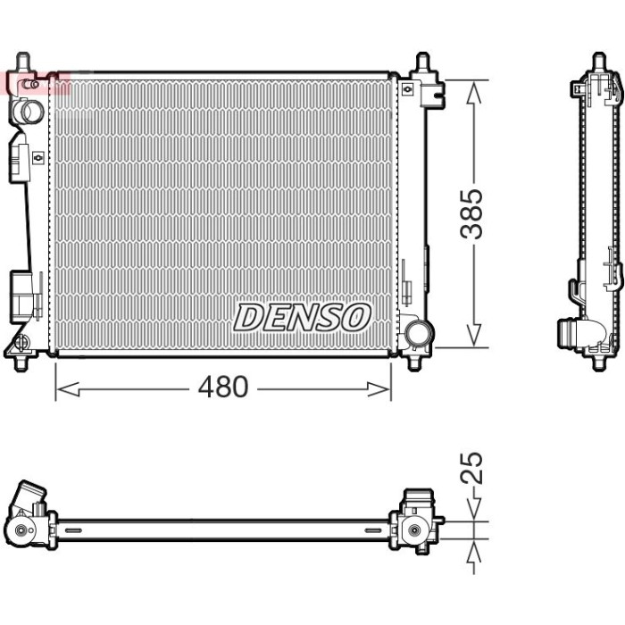 Denso Motorkühler DRM43011 Denso Motorkühler DRM43011