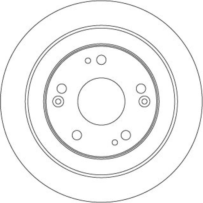 TRW Bremsscheibe Hinterachse DF6526 TRW Bremsscheibe Hinterachse DF6526
