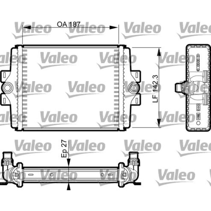 Valeo Motorkühler 735467 Valeo Motorkühler 735467