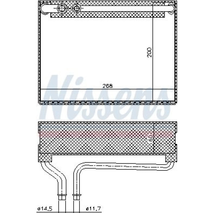 Nissens Klimaverdampfer PKW 92186 Nissens Klimaverdampfer PKW 92186