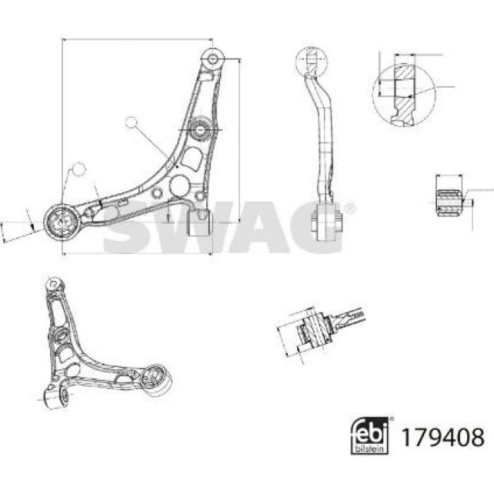 179408 febi Querlenker 179408 179408 febi Querlenker 179408