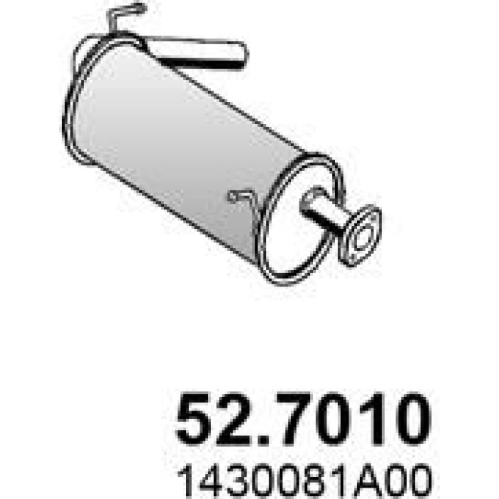 ASSO Endschalldämpfer 52.7010 ASSO Endschalldämpfer 52.7010