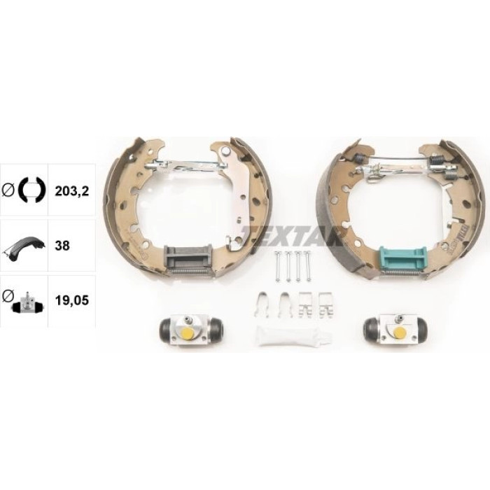 Textar Bremsbackensatz 84057300 Textar Bremsbackensatz 84057300