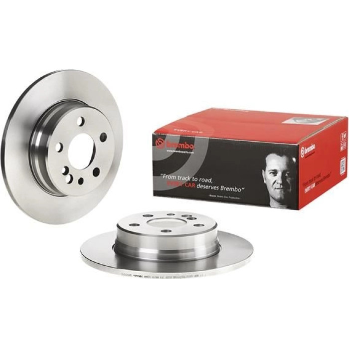 Brembo Bremsscheibe Hinterachse 08.5725.10 Brembo Bremsscheibe Hinterachse 08.5725.10