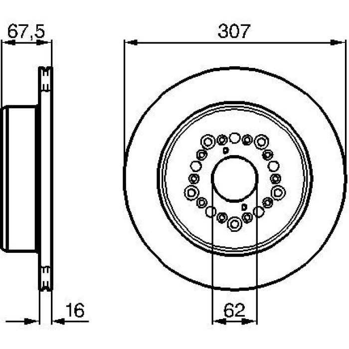 Bosch Bremsscheibe 0 986 479 023