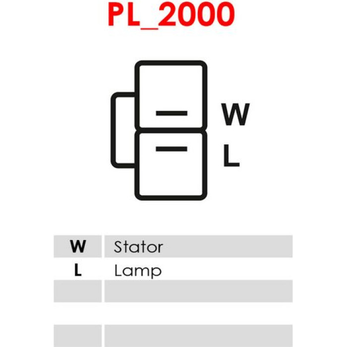 A2001 AS-PL Lichtmaschine (Generator) A2001