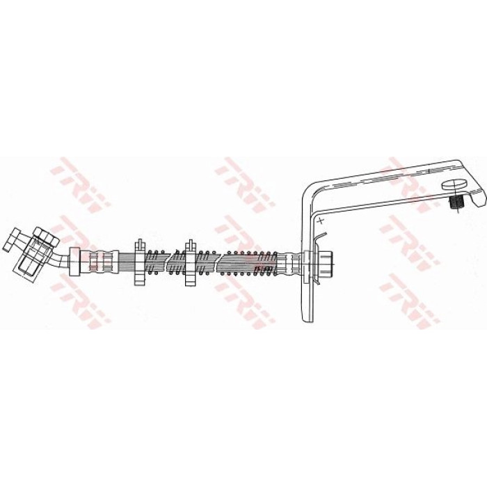 TRW Bremsschlauch PHD963 TRW Bremsschlauch PHD963