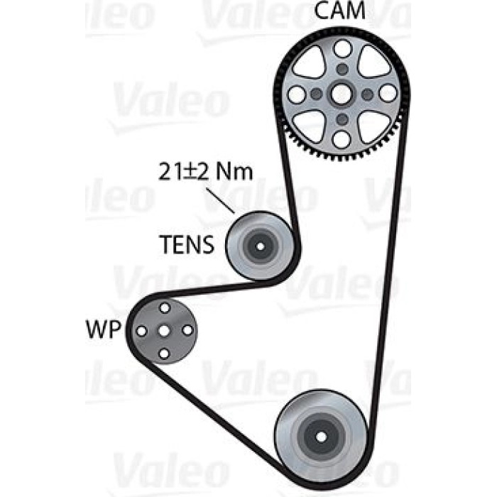 Valeo Steuertriebssatz 614566 Valeo Steuertriebssatz 614566