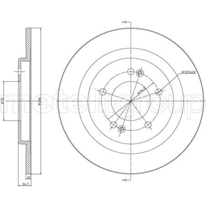 Cifam Bremsscheibe 800-1472C