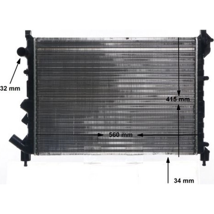 MAHLE Kühler, Motorkühlung CR 610 000S MAHLE Kühler, Motorkühlung CR 610 000S