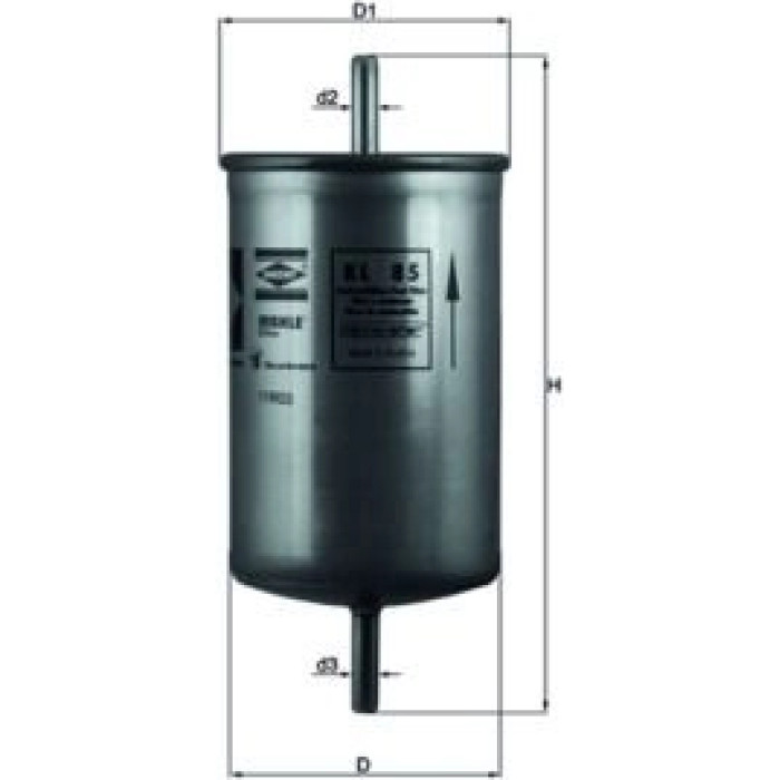 MAHLE Kraftstofffilter KL 85 MAHLE Kraftstofffilter KL 85
