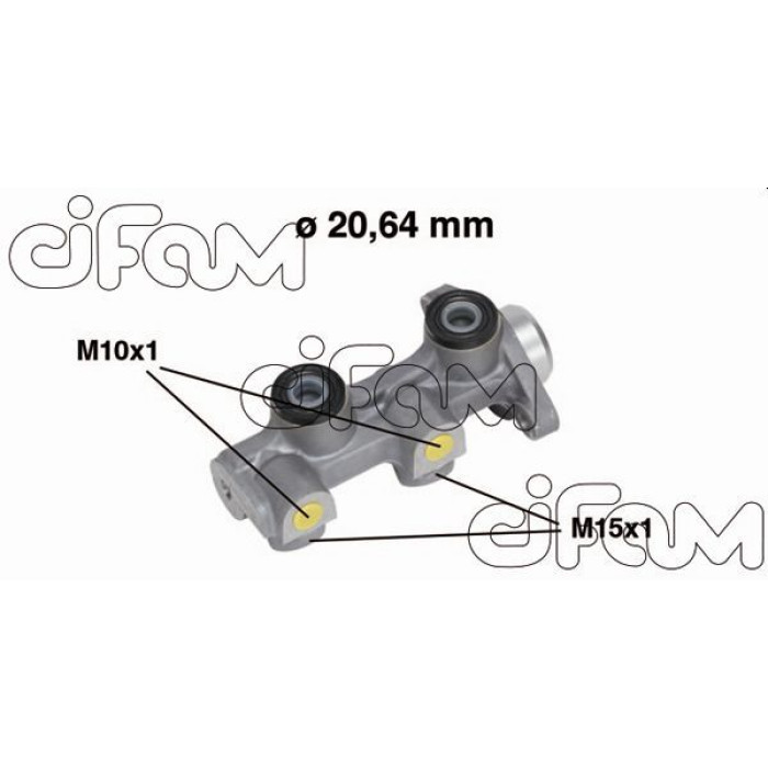 CIFAM Hauptbremszylinder 202-507 CIFAM Hauptbremszylinder 202-507