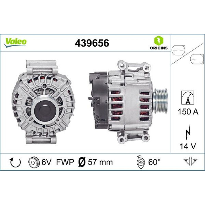 Valeo Lichtmaschine 439656 Valeo Lichtmaschine 439656