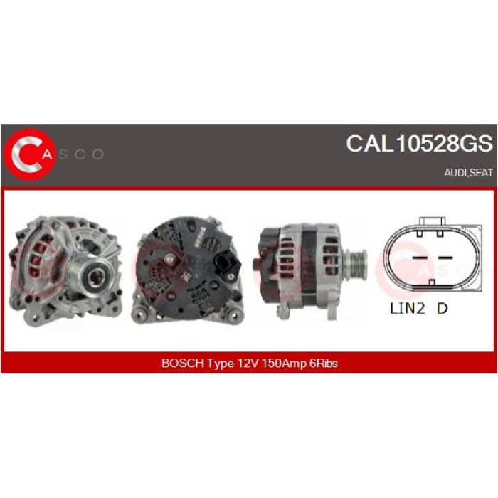CASCO Generator CAL10528GS CASCO Generator CAL10528GS