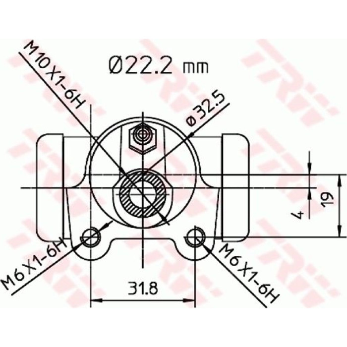 TRW Radbremszylinder BWH146 TRW Radbremszylinder BWH146