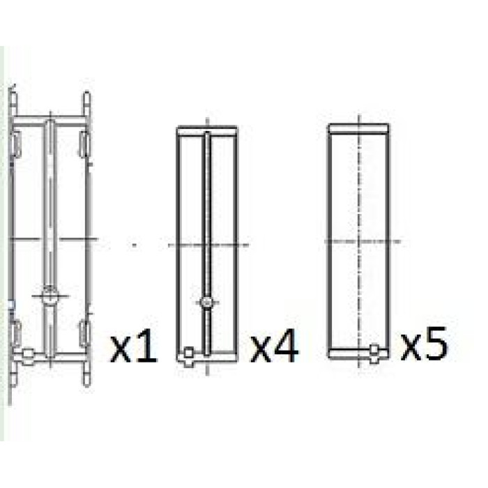 FAI AutoParts Kurbelwellenlager BM1010-STD FAI AutoParts Kurbelwellenlager BM1010-STD