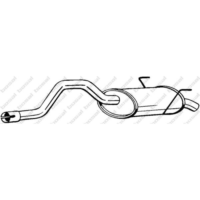 Bosal Schalldämpfer 200-161 Bosal Schalldämpfer 200-161