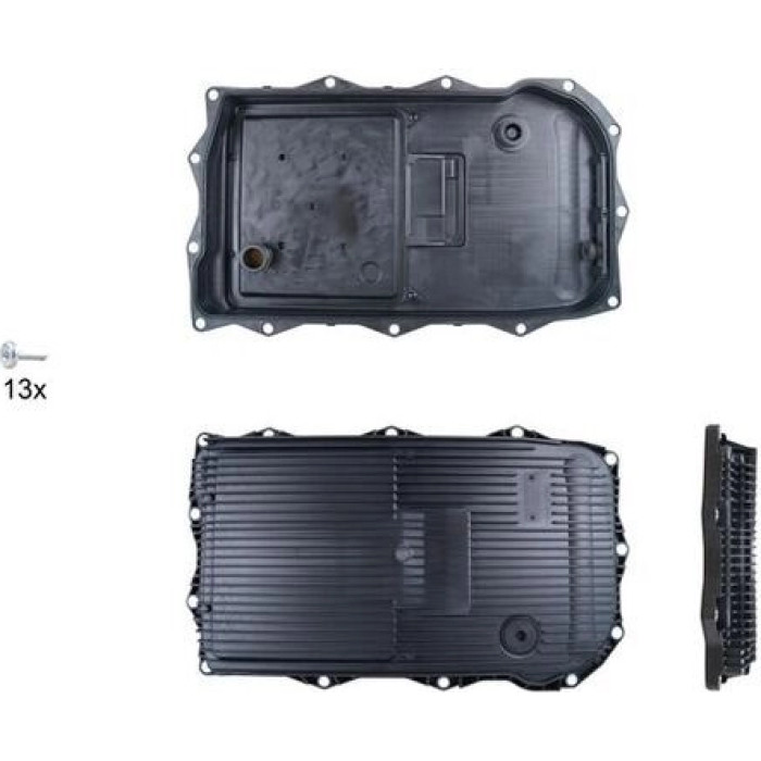 HX 184KIT MAHLE Automatikgetriebeölwanne HX 184KIT, Automatikgetriebe 8 Gang – u. a. für VW Amarok (2HA, 2HB, S1B, S6B, S7A, S7B, AGD), VW Pritsche/Fahrgestell (S1B, S6B, S7B), VW Crafter Kasten (SY_, SX_) – OE Nummer 77367950 - l HX 184KIT MAHLE Automatikgetriebeölwanne HX 184KIT, Automatikgetriebe 8 Gang – u. a. für VW Amarok (2HA, 2HB, S1B, S6B, S7A, S7B, AGD), VW Pritsche/Fahrgestell (S1B, S6B, S7B), VW Crafter Kasten (SY_, SX_) – OE Nummer 77367950 - l