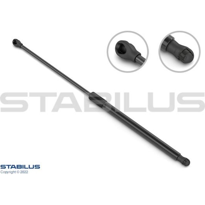 Stabilus Gasdruckfeder (Gasfeder), Motorhaubendämpfer, 330 N, 313 mm - 0763VF Stabilus Gasdruckfeder (Gasfeder), Motorhaubendämpfer, 330 N, 313 mm - 0763VF