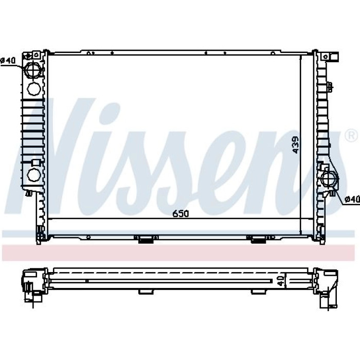 Nissens Wasserkühler PKW 60747A